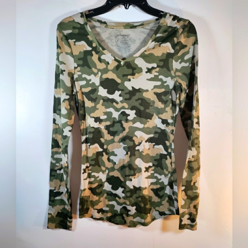 Camouflage Fitted Top